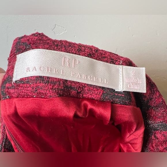 Rachel Parcell Fit & Flare Skirt Brocade Design Lined Size 2 - Picture 9 of 10